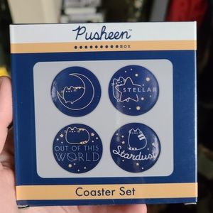 Winter Pusheen Box  Star Coasters